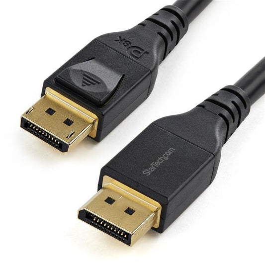 Star Tech 13ft (4m) VESA Certified DisplayPort 1.4 Cable, 8K 60Hz HBR3 HDR, UHD DisplayPort to DisplayPort Monitor Cord, Ultra HD 4K 120Hz DP 1.4 Video Cable M/M DP Connector
