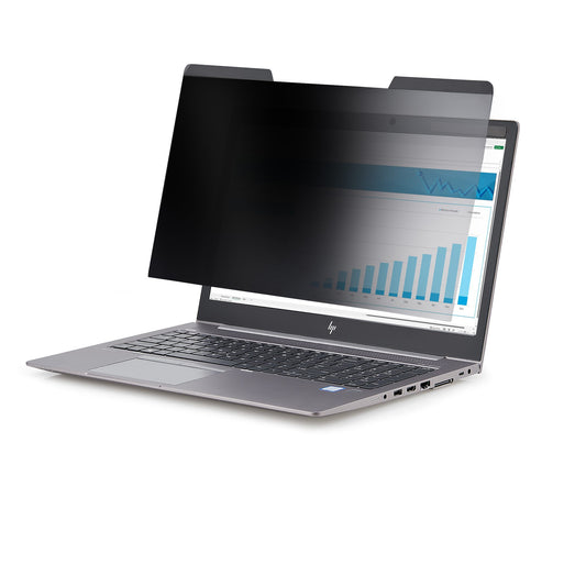 Star Tech Magnetic Privacy Screen For 13.3-Inch 16:9 Laptop, Reversible Filter, Computer Screen Protector, View Angle 60 deg (+/- 30 deg), TAA Blue Light Shield