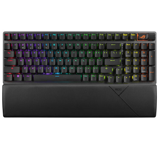 ASUS ROG Strix Scope II 96 Wireless keyboard Gaming USB + RF Wireless + Bluetooth Black product image