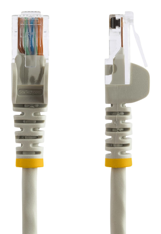 Star Tech Cat5e Patch Cable with Snagless RJ45 Connectors - 2m, Gray
