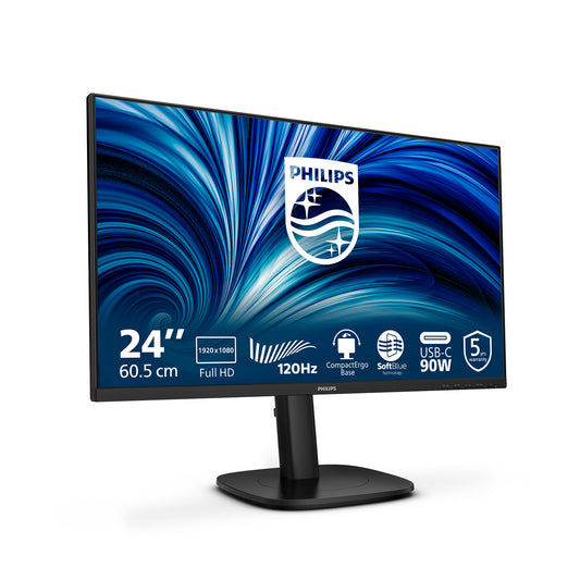 Philips 3000 series 24B2U3301/75 computer monitor 60.5 cm (23.8") 1920 x 1080 pixels Full HD LCD Black
