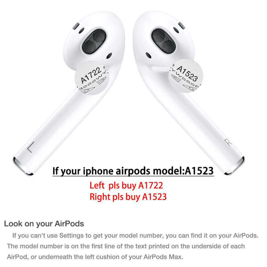 Apple AirPods Generation 1 [ Right Airpod ] [Model -A1523] Replacement- Reconditioned