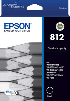 Epson 812 ink cartridge 1 pc(s) Original Standard Yield Black