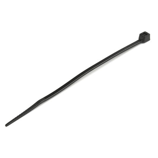 Star Tech 4"(10cm) Cable Ties - 1/16"(2mm) wide, 7/8"(22mm) Bundle Diameter, 18lb(8kg) Tensile Strength, Nylon Self Locking Zip Ties with Curved Tip - 94V-2/UL Listed, 100 Pack - Black
