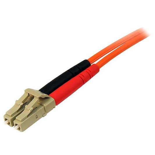 Star Tech 3m Fiber Optic Cable - Multimode Duplex 50/125 - LSZH Fiber Jumper Cord - LC/LC
