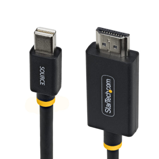 Star Tech 1m (3ft) Mini DisplayPort to HDMI Adapter Cable, 4K 60Hz with HBR3/HDCP 2.3/DPCP, MDP to HDMI 2.0, Active Video Converter, Mini DisplayPort Desktop to HDMI Monitor