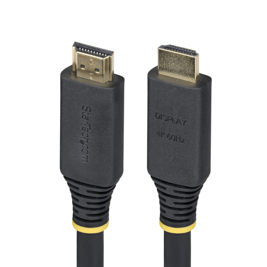 Star Tech 10m (32.8ft) Active High Speed HDMI Cable, 4K 60Hz/1440p 144Hz, HDR10/HDCP 2.2/ARC, 18Gbps, UHD HDMI 2.0 Cord for TV/Monitor/Display, TPE Jacket