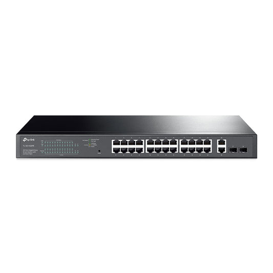 TP-Link  28-Port Gigabit Easy Smart Switch with 24-Port PoE+, 3- Year WTY