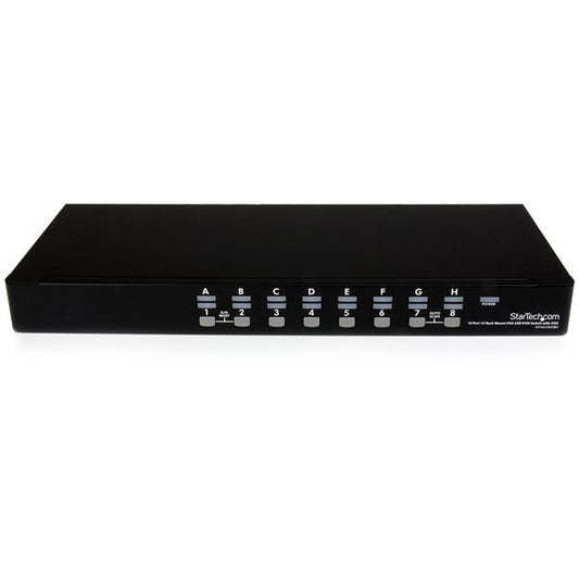 Star Tech 16 Port 1U Rackmount USB KVM Switch Kit with OSD and Cables