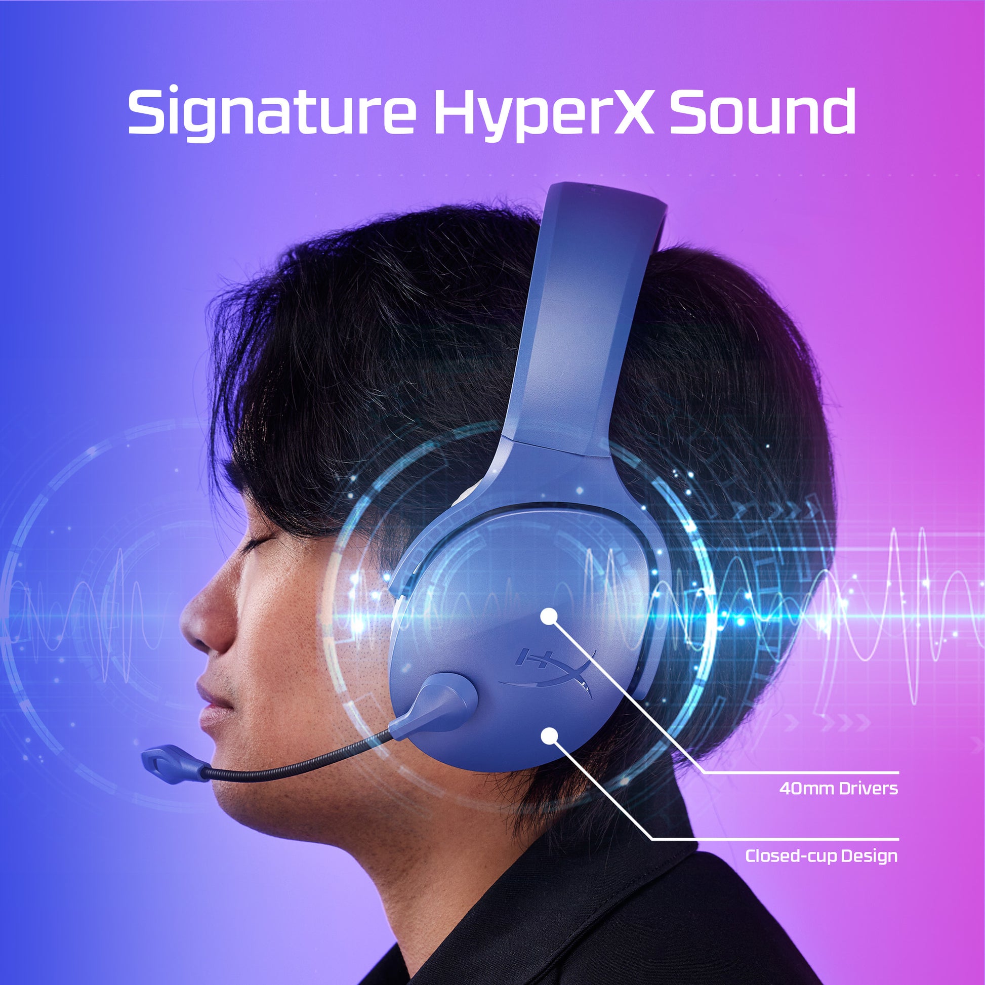 HyperX Cloud Jet - Wireless Gaming Headset (Black)