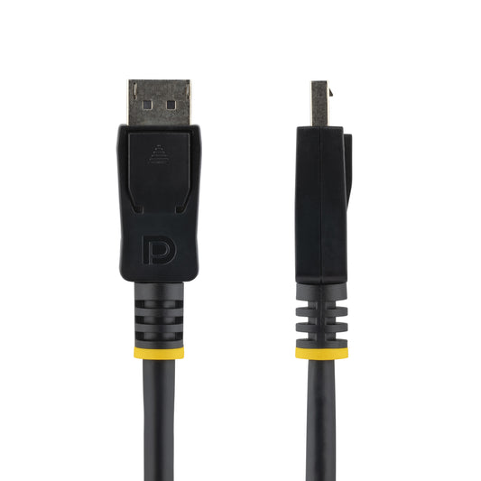 Star Tech 5m (15ft) DisplayPort 1.2 Cable - 4K x 2K Ultra HD VESA Certified DisplayPort Cable - DP to DP Cable for Monitor - DP Video/Display Cord - Latching DP Connectors