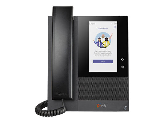 HP POLY CCX 400 BUSINESS MEDIAPOE PHONE WITH HANDSET, MS TEAMS