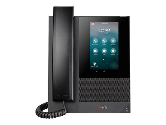 HP POLY CCX 400 BUSINESS MEDIAPOE PHONE WITH HANDSET, OPEN SIP