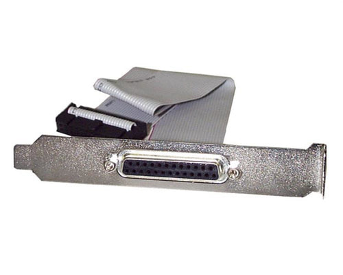 Star Tech 16in DB25 Parallel Female to IDC 26 Pin Header Slot Plate