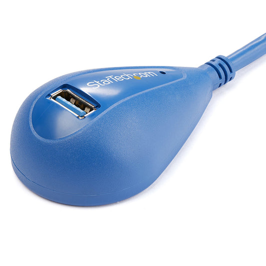 Star Tech 5 ft Desktop SuperSpeed USB 3.0 Extension Cable - A to A M/F