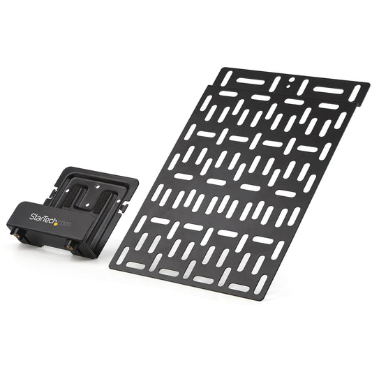 Star Tech Universal TV Accessory Mount - Adjustable TV & Wall Mount Bracket - Media Players/Router/Modem/AV Switches & Extenders/Apple TV - Hidden Cable Box Mount Behind TV - 11lb (5kg)
