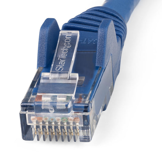 Star Tech 2m CAT6 Ethernet Cable - LSZH (Low Smoke Zero Halogen) - 10 Gigabit 250Mhz 100W PoE RJ45 10GbE UTP Network Patch Cord Snagless with Strain Relief - Blue, CAT 6, ETL Verified, 24AWG
