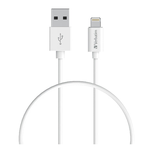 Verbatim 66581 lightning cable 1 m White