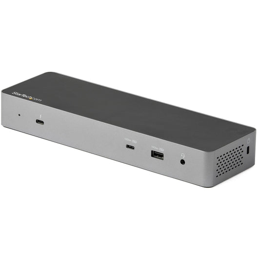 Star Tech USB C Docking Station for Macbook Pro/Air-M1/M2/M3/M4, Thunderbolt Compatible, HDMI/DisplayPort, Dual 4K 60Hz/Single 8K, USB Type-C Laptop Dock, 96W Power Delivery, USB 10Gbps