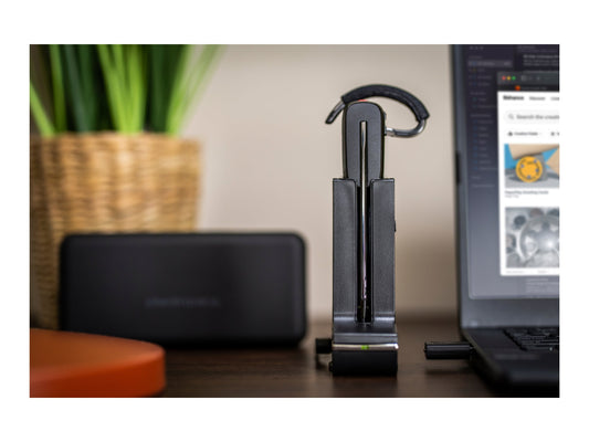HP POLY SAVI OFFICE S8240 CONVERTIBLE WIRELESS UC MONO DECT HEADSET, USB-A