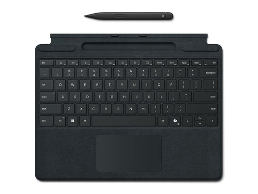 SURFACE CO-PILOT KEYBOARD TYPE COVER PRO 8,9,X,10,11 WITH SLIM PEN 2 - BLACK