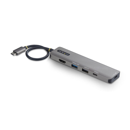 Star Tech USB-C to HDMI Multiport Adapter with 140W PD Charging, 4K 60Hz, USB 10Gbps Hub, Type-C Mini Dock for MacBook / Dell / Thinkpad / HP