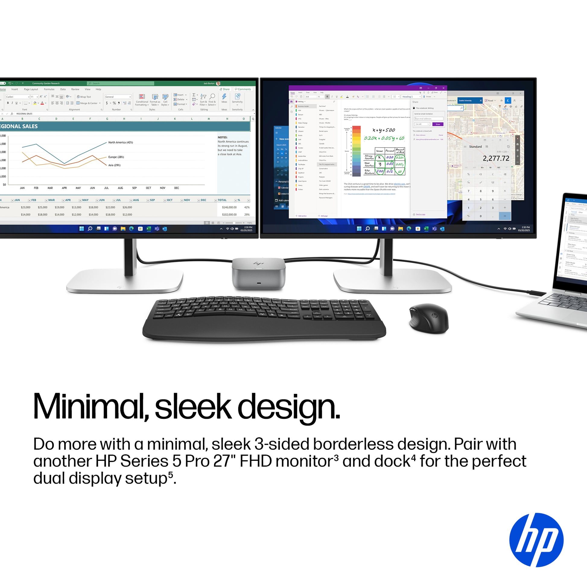 HP Series 5 Pro 27 inch FHD Monitor - 527pf