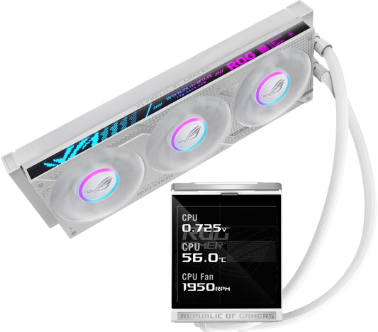 ASUS ROG Strix LC IV 360 ARGB LCD White Edition Processor Liquid cooling kit 12 cm product image
