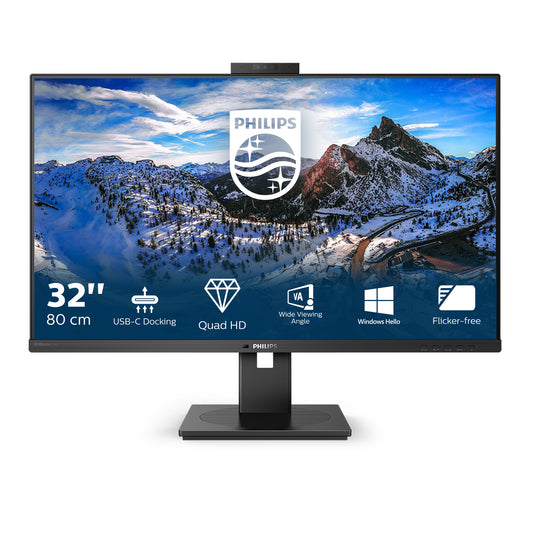 Philips P Line 326P1H/75 LED display 80 cm (31.5") 2560 x 1440 pixels Quad HD LCD Black