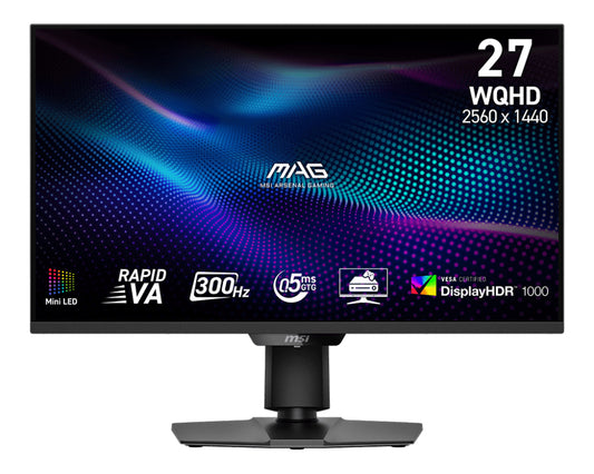 MSI MAG 274QPF X30MV computer monitor 68.6 cm (27") 2560 x 1440 pixels Wide Quad HD LCD Black