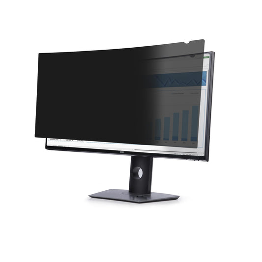 Star Tech Privacy Screen For Dell U3824DW Curved Ultrawide 21:9 Monitor, Double-Sided Filter Matte/Glossy, Computer Monitor Screen Protector, TAA-Compliant