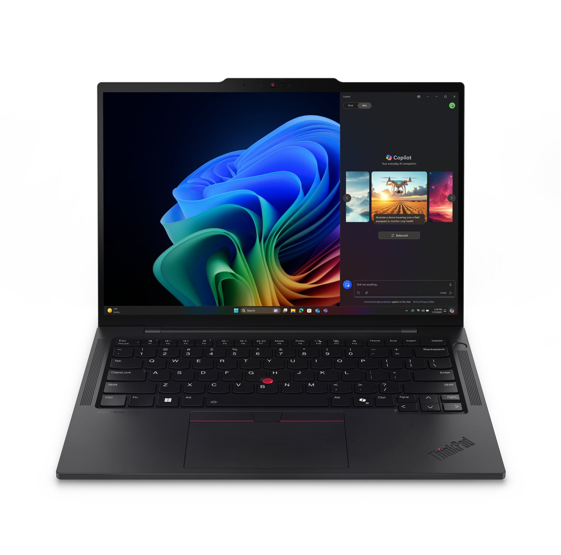 Lenovo ThinkPad T14s Gen 6 (Intel) Copilot+ PC Intel Core Ultra 7 258V Laptop 35.6 cm (14") Touchscreen WUXGA 32 GB LPDDR5x-SDRAM 512 GB SSD Wi-Fi 7 (802.11be) Windows 11 Pro English Black product image