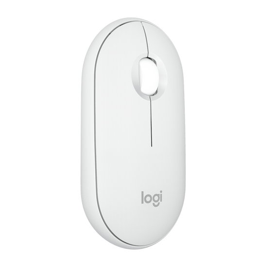 LOGITECH PEBBLE MOUSE 2 M350S BLUETOOTH, MULTI DEVICE, TONAL WHITE, 1YR