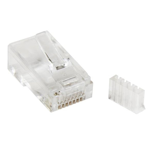 Star Tech Cat 6 RJ45 Modular Plug for Solid Wire - 50 Pack