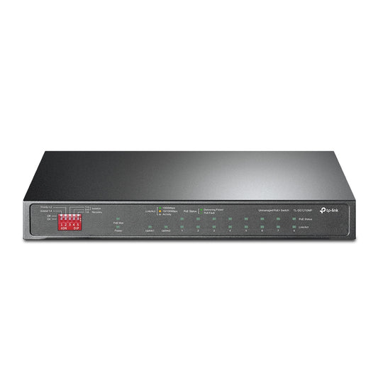 TP-Link TL-SG1210MP 10-Port Gigabit Desktop Switch with 8-Port PoE+, 3-Year WTY
