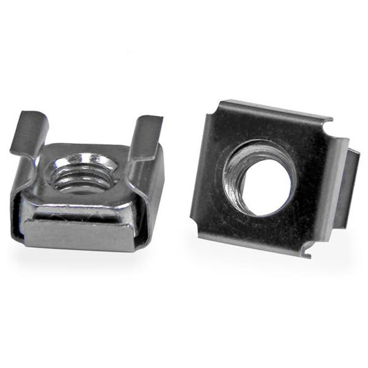 Star Tech 50 Pkg M6 Cage Nuts for Server Rack Cabinet