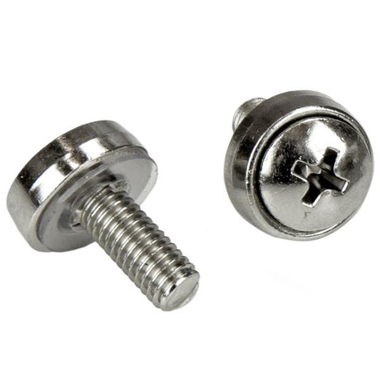 Star Tech M5 Rack Screws and M5 Cage Nuts - 20 Pack