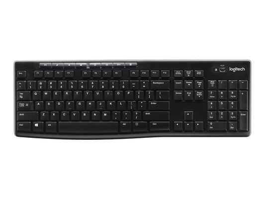 LOGITECH K270 WIRELESS KEYBOARD, 2.4GHZ WIRELESS NANO RECEIVER- 3YR WTY