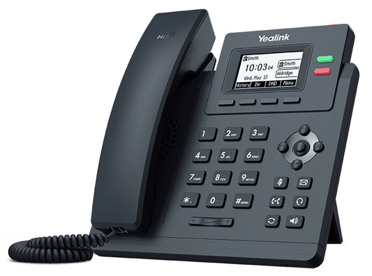 Yealink (SIP-T31G) 2 Line IP Phone, 2.3" Pixel Graphical LCD with Backlight, does not include power supply