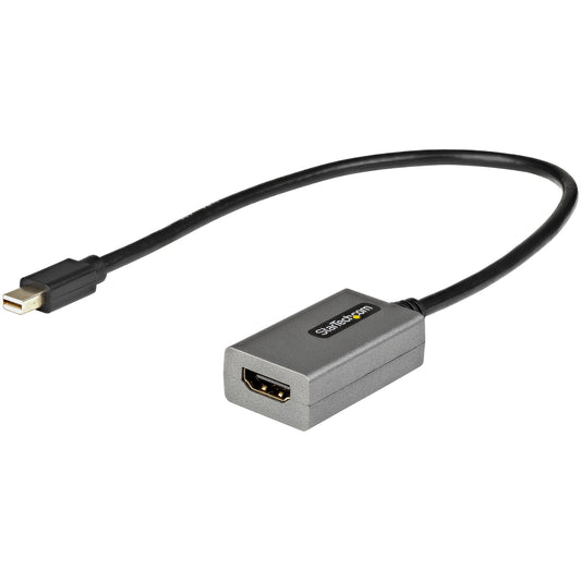 Star Tech Mini DisplayPort to HDMI Adapter - mDP to HDMI Adapter Dongle - 1080p - Mini DisplayPort 1.2 to HDMI Monitor/Display - Mini DP to HDMI Video Converter - 12" Long Attached Cable - Upgraded Version of MDP2HDMI