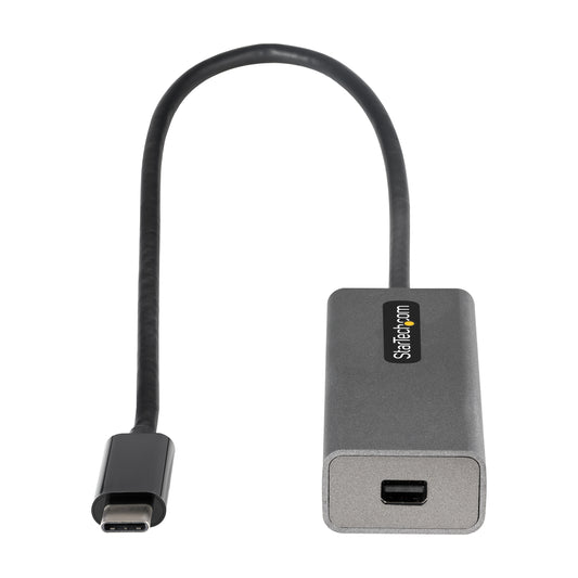 Star Tech USB C to Mini DisplayPort Adapter - 4K 60Hz USB-C to mDP Adapter Dongle - USB Type-C to Mini DP Monitor - Video Converter - Works w/Thunderbolt 3-12" Long Attached Cable - Upgraded Version of CDP2MDP