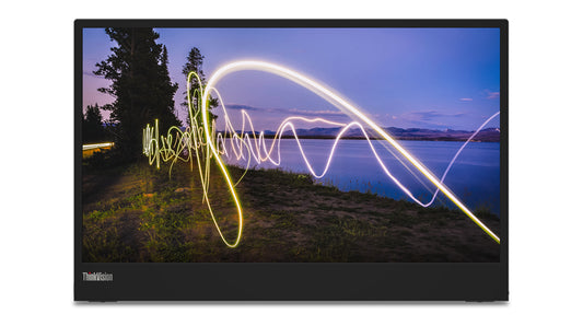 Lenovo ThinkVision M15 Full HD Display IPS Monitor, 15.6-Inch Size, Black