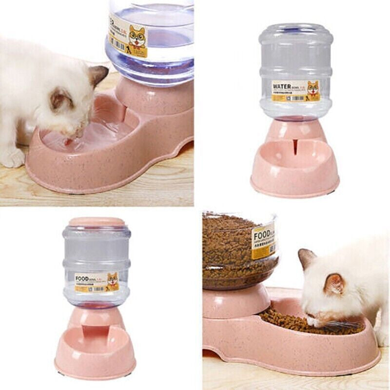 Automatic 3.8L Pet Water and Food Dispenser