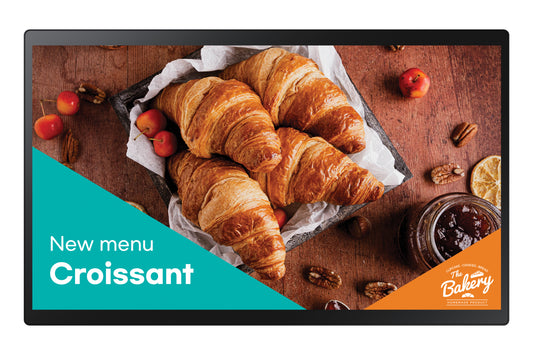 Samsung QB24C-T Digital signage flat panel 61 cm (24") LED Wi-Fi 250 cd/mÂ² Full HD Black Touchscreen Built-in processor Tizen 7.0 16/7