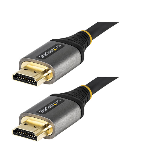 Star Tech 16ft (5m) HDMI 2.1 Cable 8K - Certified Ultra High Speed HDMI Cable 48Gbps - 8K 60Hz/4K 120Hz HDR10+ eARC - Ultra HD 8K HDMI Cable - Monitor/TV/Display - Flexible TPE Jacket