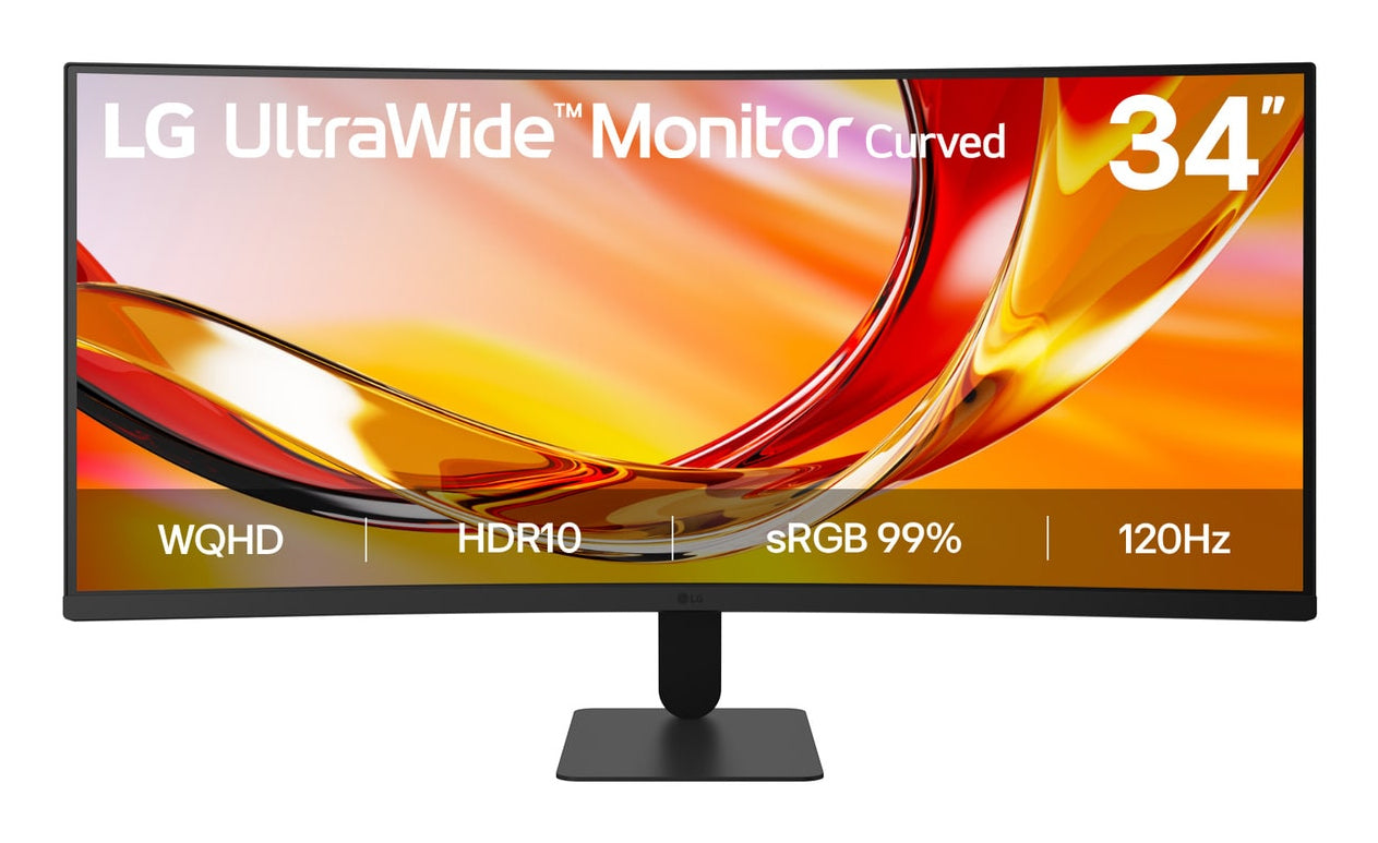 LG 34U601B-B computer monitor 86.4 cm (34") 3440 x 1440 pixels Dual WQHD LCD Black product image