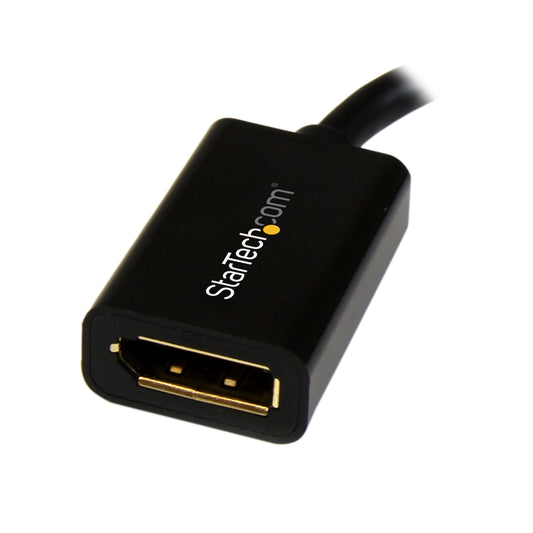 Star Tech Mini DisplayPort to DisplayPort Adapter - 4K x 2K UHD Video - Mini DP to DP Converter - Mini DisplayPort to DisplayPort 1.2 Adapter - mDP PC/Computer to DP Monitor/Display