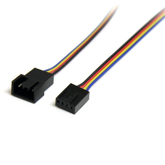 Star Tech 12in 4 Pin Fan Power Extension Cable - M/F