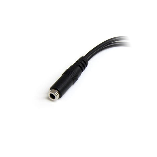 Star Tech 3.5mm 4 Position to 2x 3 Position 3.5mm Headset Splitter Adapter - F/M