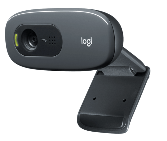 LOGITECH C270 WEBCAM 720P WIDESCREEN HD, BUILT IN MIC(MONO), USB CONNECTIVITY, 2YR WTY